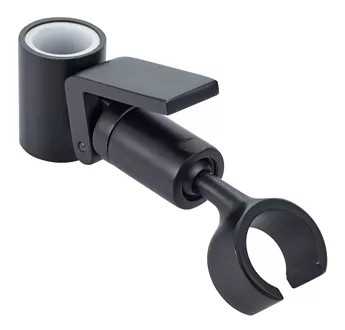 Slider for slide rail black matt