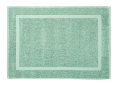 Bath mat Fresco sage, 100% cotton